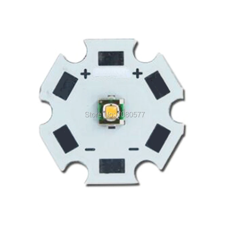 10pcs 3W LED XPE XP-E R3 High Powr LED Chip Warm White Cold White 3000K 6500K 8000K 10000K 13000K with 20mm 16mm PCB Board