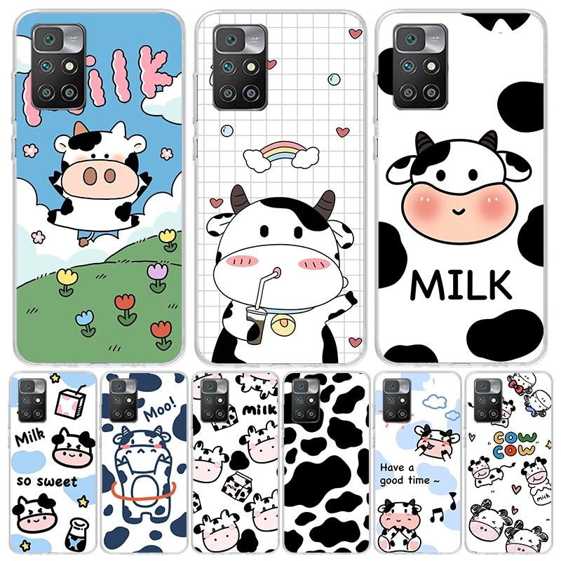 Dairy Cattle Cow Speckle Cute Phone Case For Xiaomi 12C 12 10C 10 10A 9C 9 9A 9T 8A 8 7A 7 6A 6 Pro S2 K70 K60 K40 K20 Art Coque