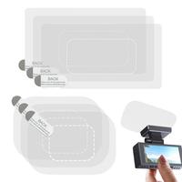 6pcs Static Stickers For Dashcam HUD Multifunctional Glass Adsorption Film For Car Windshields Sun Protection Car Accessories