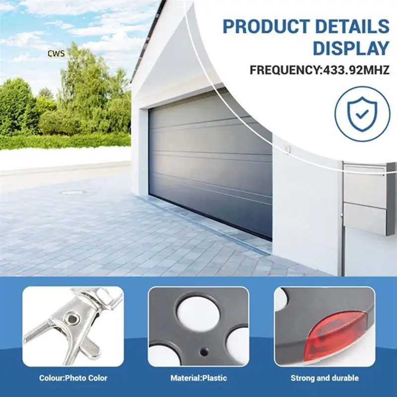 ل DITEC GOL4C باب المرآب التحكم عن بعد 433.92 ميجا هرتز رمز ثابت بوابة فتاحة جهاز إرسال محمول