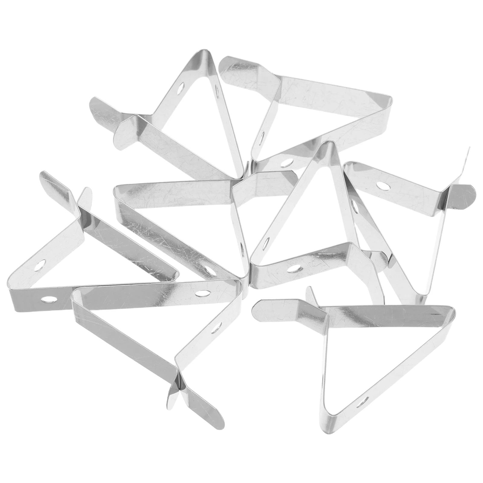 

8 Pcs Food Thermometer Clip Kitchen Clamp Probe Temperature Holder Clips Stainless Steel for Pot Coffee Cups