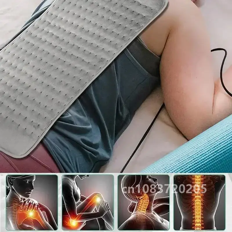 76x40cm/30X60 110V/220V  Extra Large Electric Heating Pad for Period Cramps Lower Back Pain Relief Heat Therapy Winter Warmer