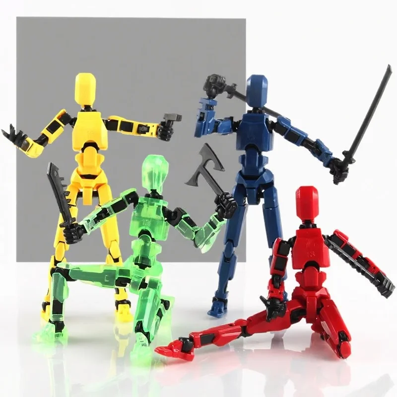 3D Printed Multi-Jointed Shapeshift Robot 2.0 - Movable Mannequin Dummy 13 Action Figures Parent-children Games Toy
