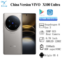 Original VIVO X100 Ultra 5500 mAh 80W SuperVOOC 30W Wireless 6.78 Inch AMOLED 2K E7 Snapdragon 8 Gen 3  50MP OIS NFC  OTA Update