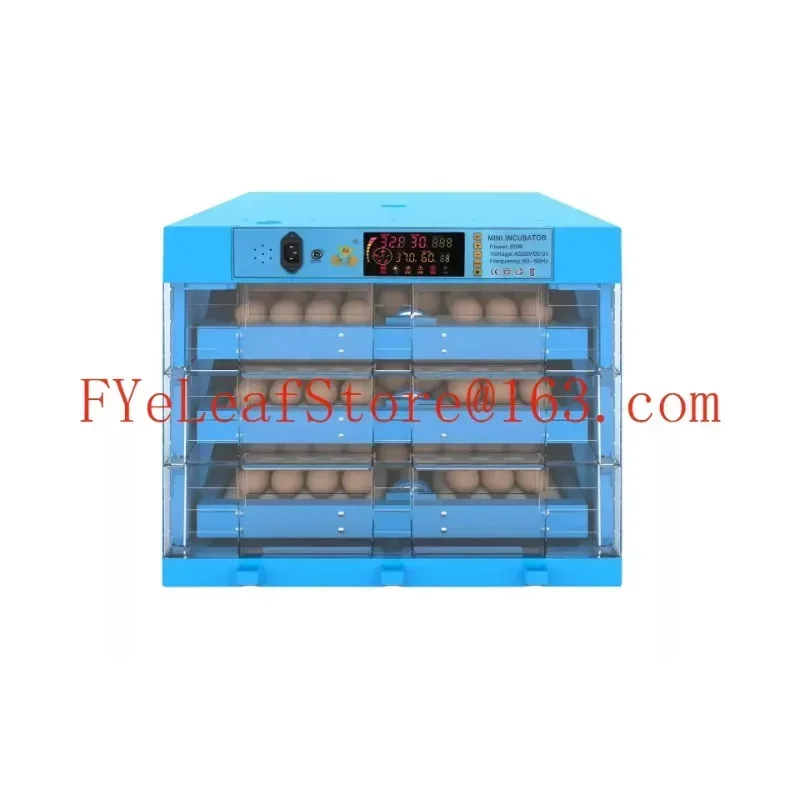 Small household incubator36/64/128/192/256 eggs roller mini incubator multifunctional automatic egg incubator