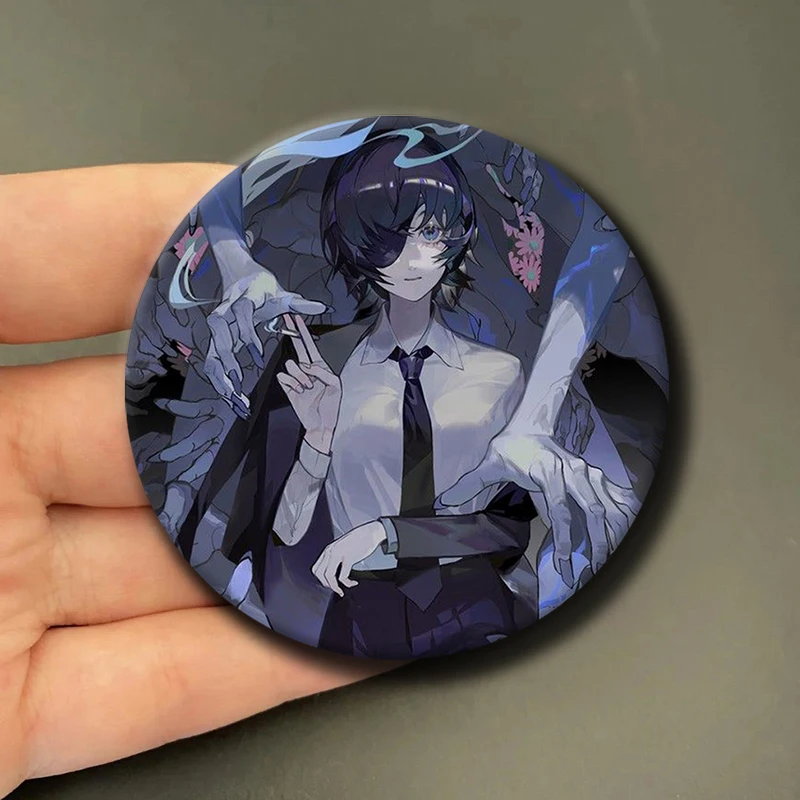 58mm Anime Character Himeno Button Pin Cartoon Role Himeno Brooch Creative Badge for Backpack Clothes Decoration Gift