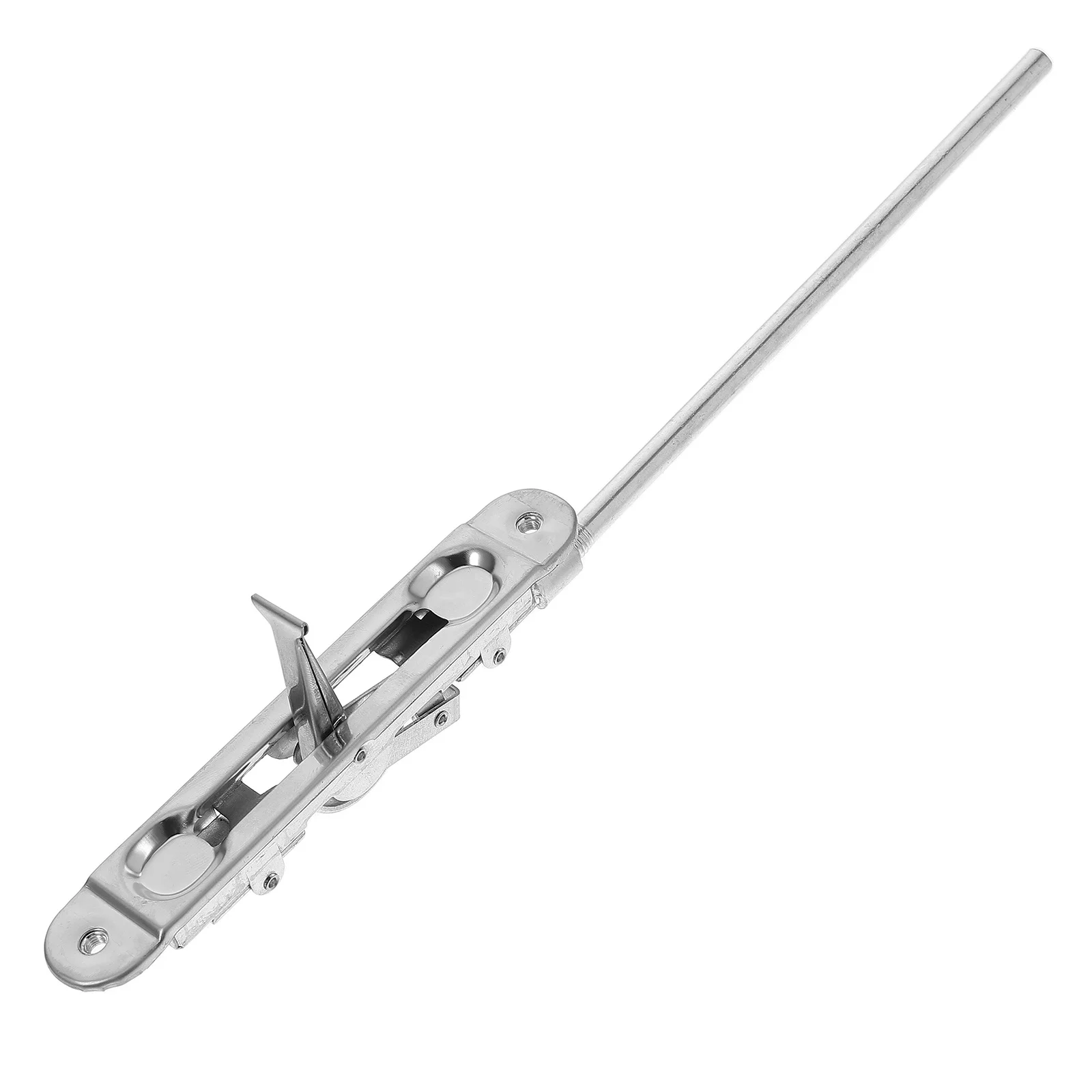 1 مجموعة مكافحة سرقة قفل الباب الصيد الفولاذ المقاوم للصدأ مزدوجة مزلاج الباب مزلاج 200 مللي متر تمديد الأمن فلوش الترباس قفل منزلق للمنزل