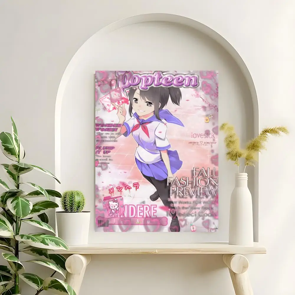 Game Yandere Simulator Poster Hochauflösende Poster-Aufkleber, geeignet für Schlafzimmer, Wohnzimmer, Heimdekoration – Detail 19