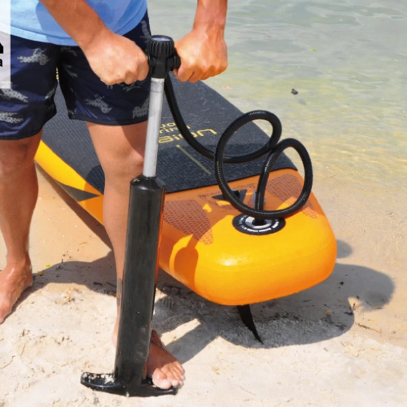 Manomètre de Mesure de Pression d'Air pour Bateau Gonflable, Baromètre Simple avec Pompe à Main, Accessoire de Kayak