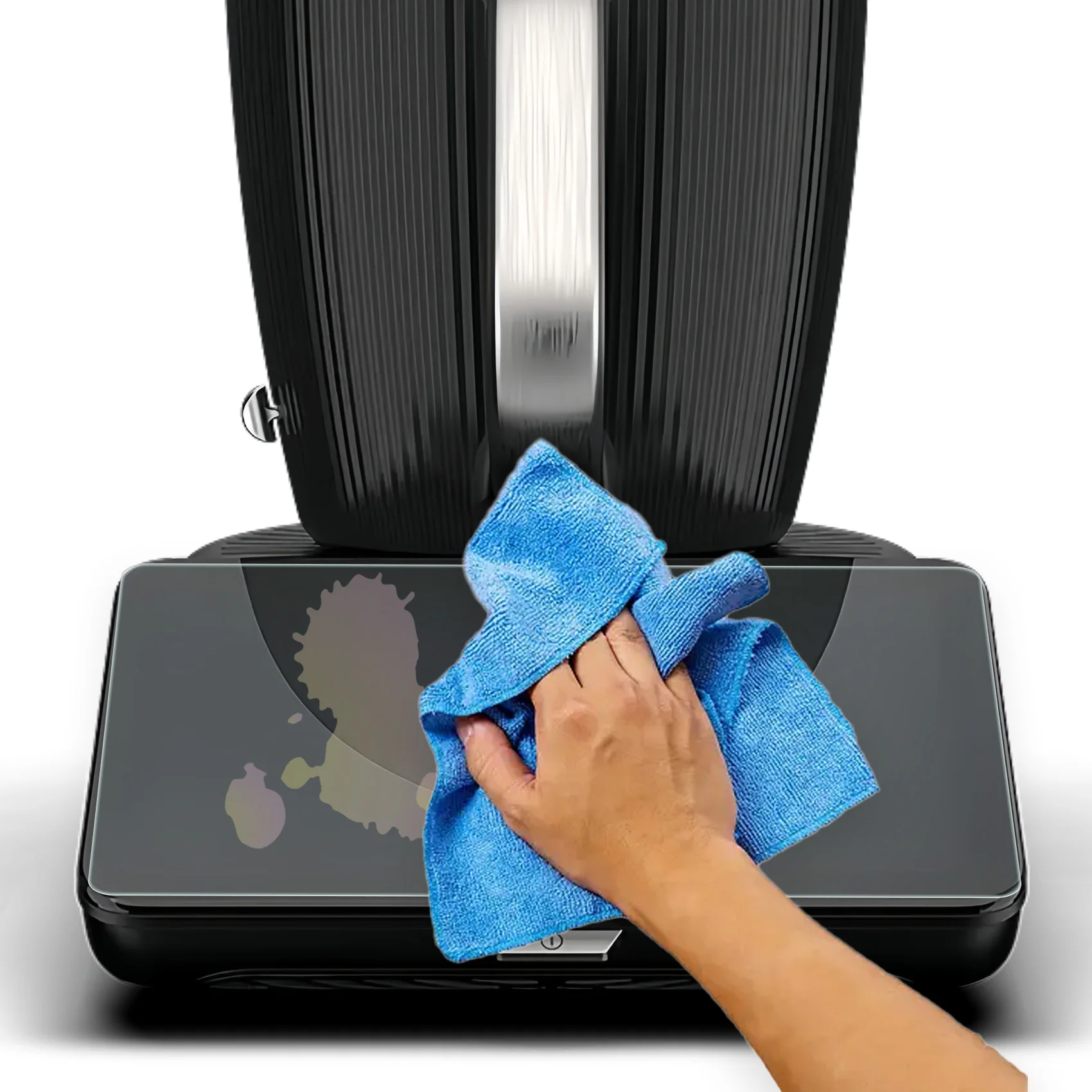 Tempered Glass Screen Protector for Thermomix TM7, Anti-Scratch & Anti-Fingerprint High-Alumina Glass, HD Clear, Easy Install