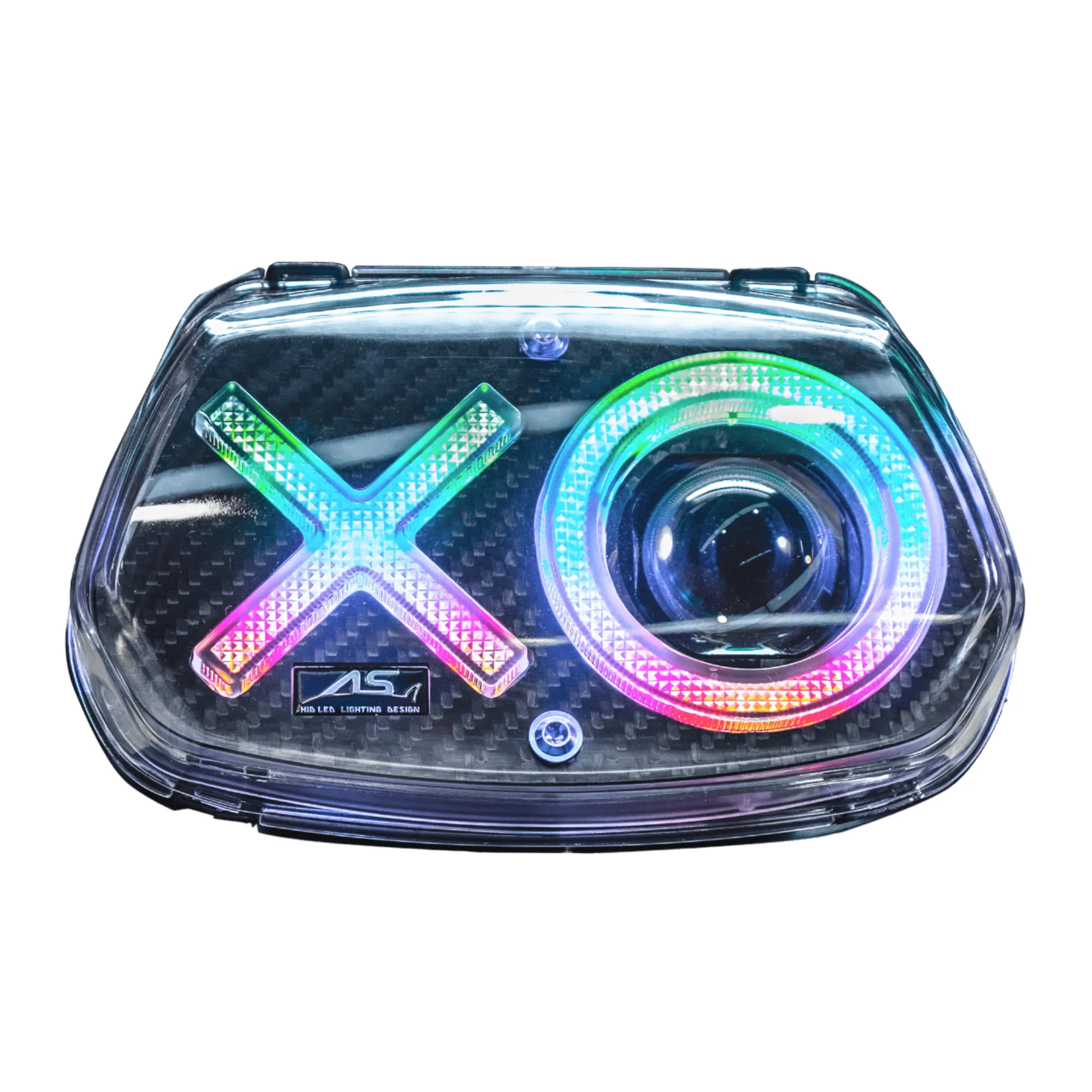 Front Headlamp Motorcycle Accessories Retrofit/Upgrade Alternative Lighting System LED Headlight Assembly High and Low Beam Lens