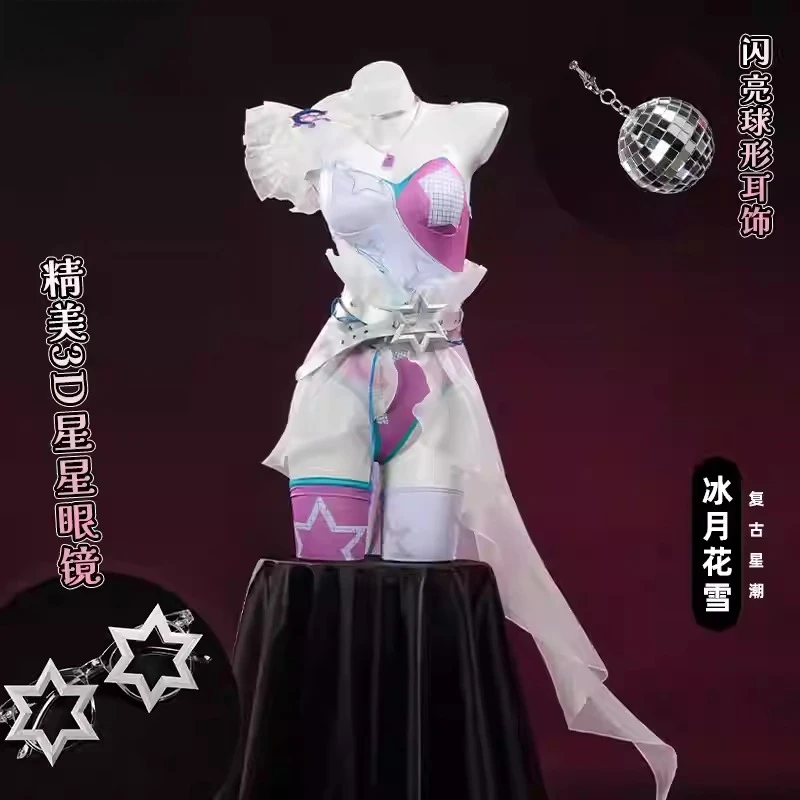 

Костюм для косплея Rivals Luna Snow, сексуальная милая униформа, наряд для Хэллоуина, женский костюм для ролевых игр Onlycos