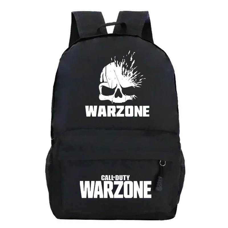 Call of Duty Warzone Impressão Mochila, Saco de Escola Personalizado, Hot Game Bookbag para Crianças, Sacos para Meninos e Meninas, Mochila Presentes