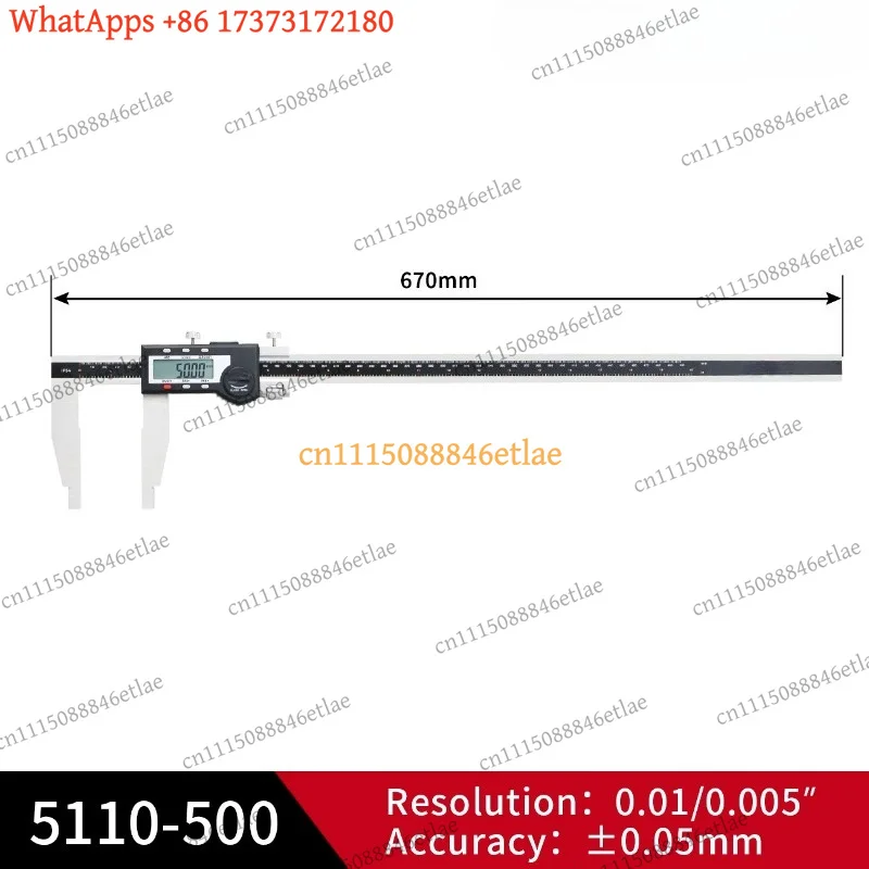 k3 for SHANHR IP54 Digital Vernier Caliper 0.01mm Stainless Steel Ruler Micrometer 500/600mm