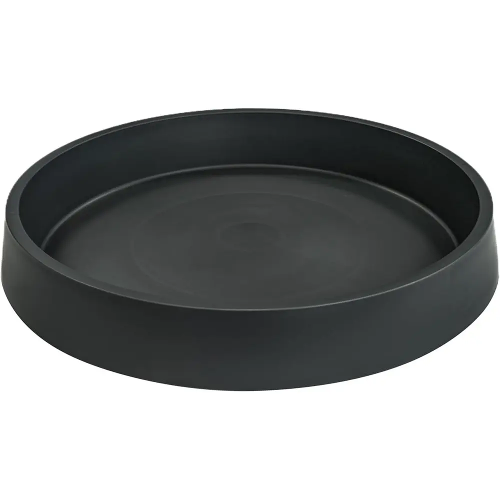 6-inch Black Plant Saucer Tray for Pots and Planters, Prevents Water Drip
