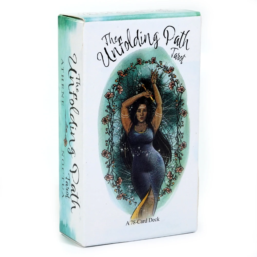 The Unfolding Path Tarot 78 Cards Deck Featuring Vivid Artwork Diverse Characters Oracle Board Playing INK Table Game For Party