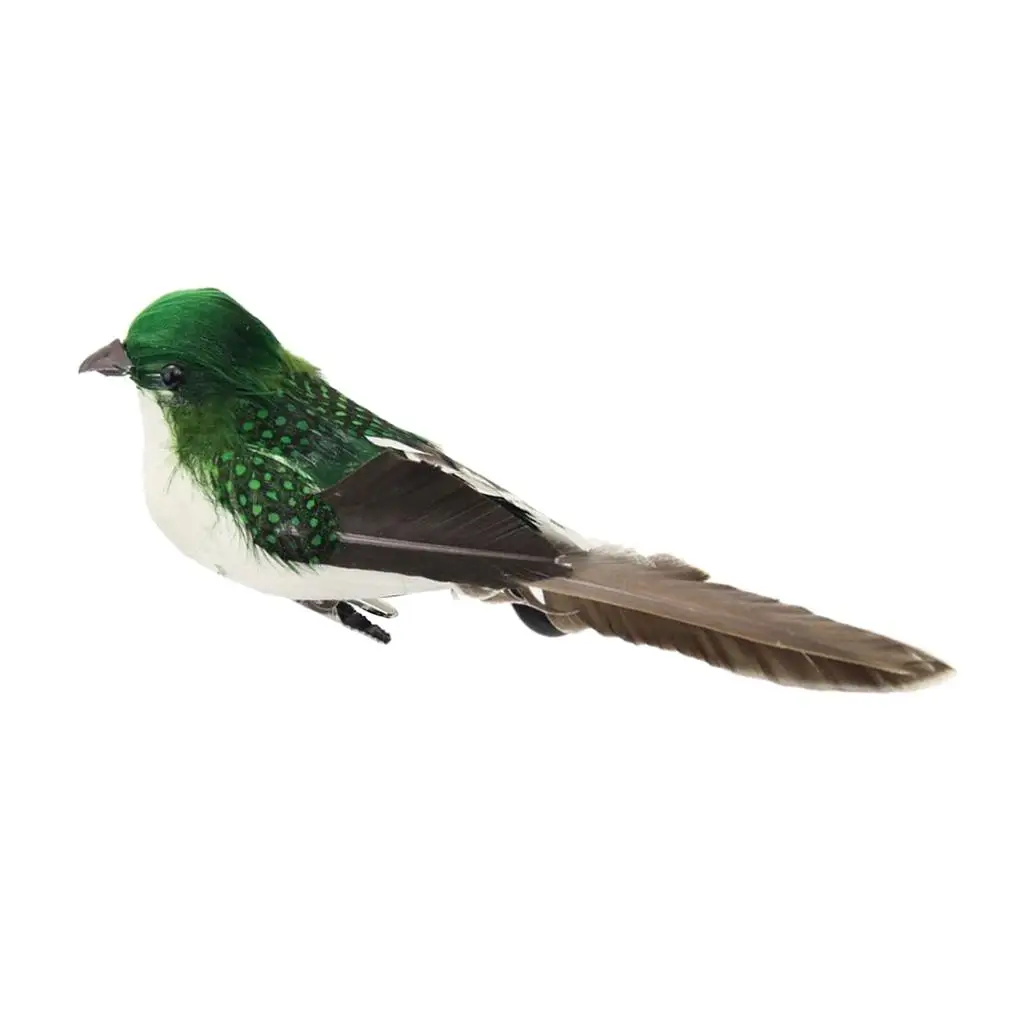 Outdoor Garden Figurines Feathered Bird Lawn Ornament Decoration for Garden Accessories Props