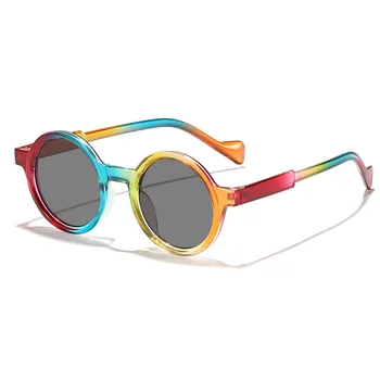 Neue Runde Sonnenbrille Frauen Mode Männer Shades Retro Trend Retro Sonnenbrille UV400 Weibliche Oculus Gafas