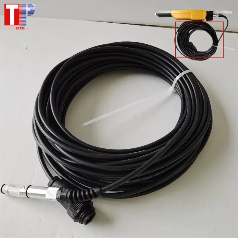 Automatic Manual Powder Coating Gun Cable Assembly GA02 Auto Gun Cable 11m 15m 20m Replacement for Metal Coating Machinery