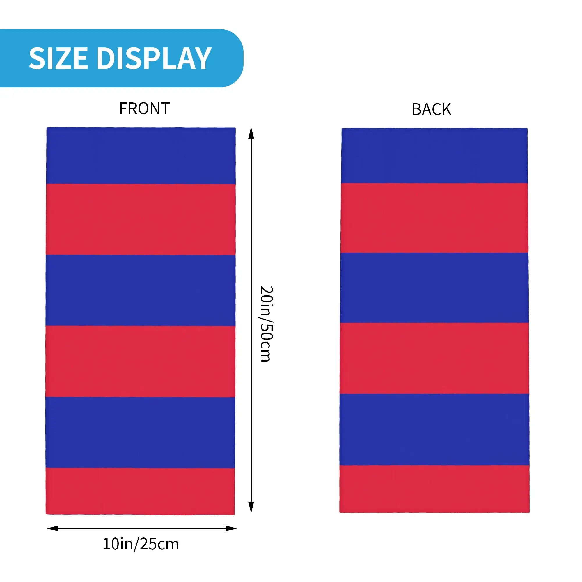 Haiti Flag Bandana Neck Gaiter Printed  Wrap Scarf Multifunctional Cycling Scarf Outdoor Sports Unisex Adult Breathable view 5
