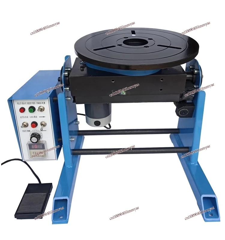 Automatic Welding Positioner 30kg Welding Positioner, Small Rotary Flange Pipe Circumferential Seam Welding Workbench