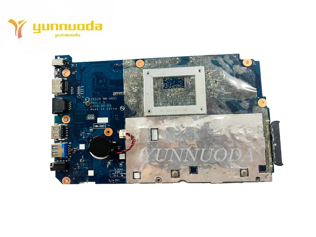 Original For Lenovo 110-15IBR Laptop  Motherboard N3060  4GB  CG520  NM-A801 tested good free shipping