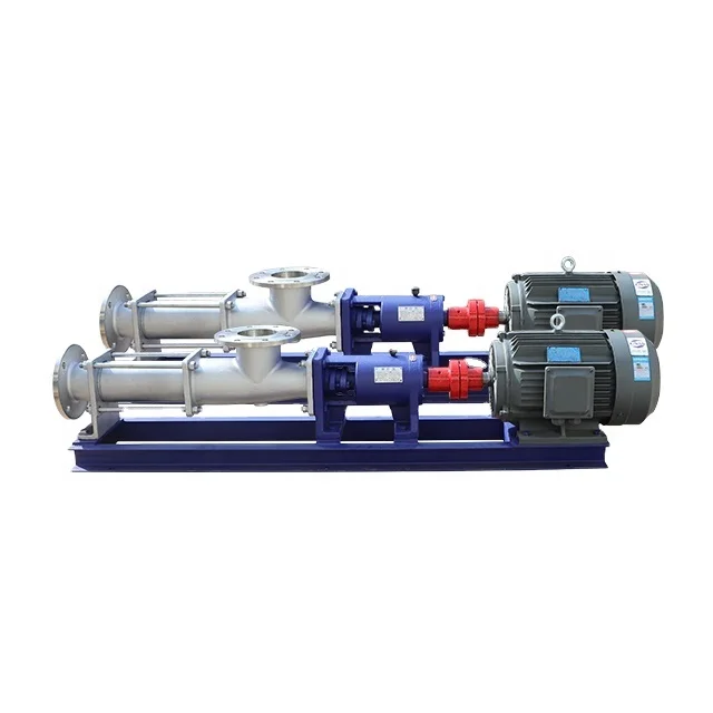 Molasses conveying pump Single screw pump Concentrated slurry pump