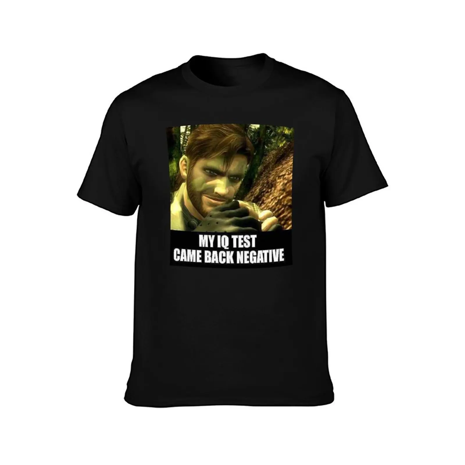 my iq test came back negative T-Shirt anime t shirts oversize T-Shirt