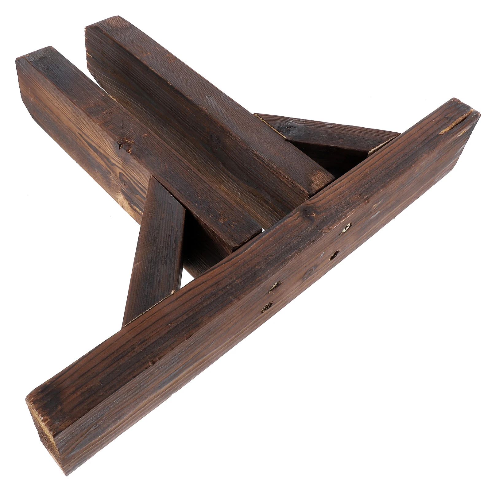 

Solid Wood Fence Support Feet Base for Small Partition Courtyard Garden Decor Wooden Fence Holders Supplies Sturdy Reliable