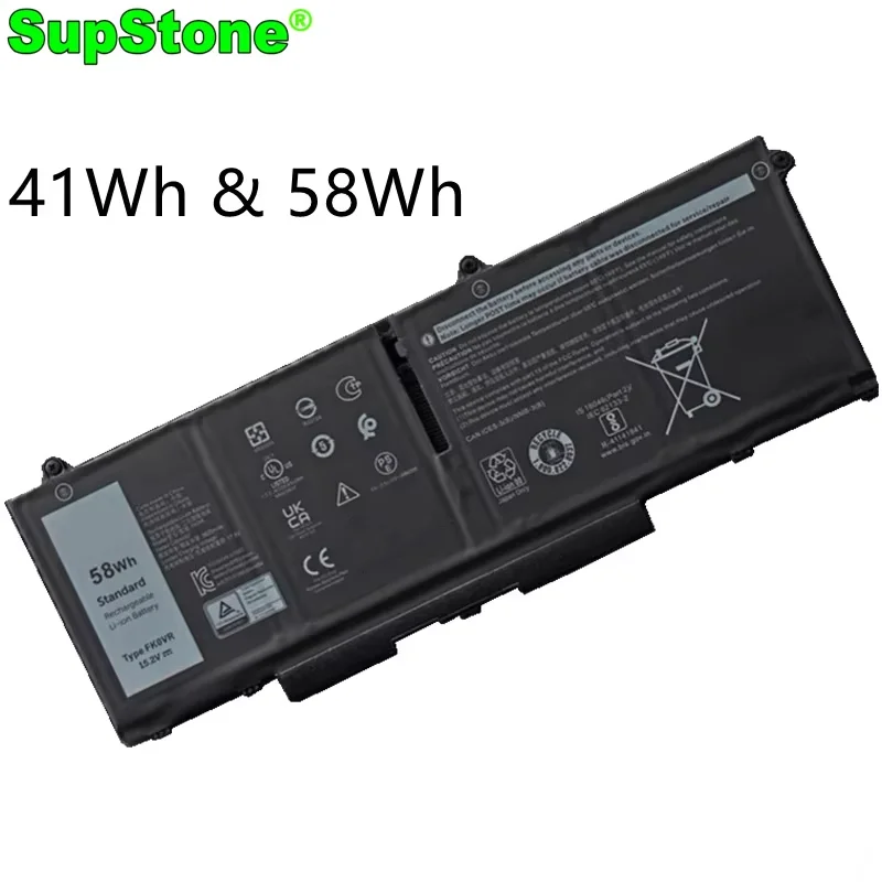 FK0VR 01VX5 293F1 Battery For Dell Latitude 5330,5430,5530,7330 7430 7530,P110F,P133G,P135G,P136G,P137G004,P139G002 M69D0,8P81K
