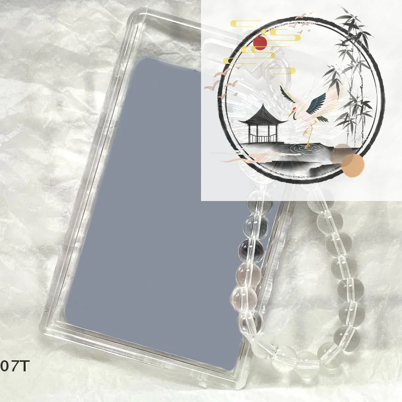 Crystal Butterfly 3 Inch Acrylic Card Holder Photocards Display Credit ID Bank Card Protective Case Keychain Pendant Fashion