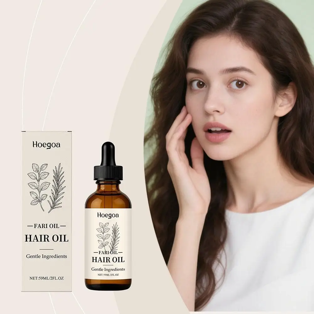 

59ml Scalp care oil Strengthen Thicken Smooth Hair Scalp Baldness Nourishing Improve Frizz Repair Dense Serum Hair Prevent O3D6