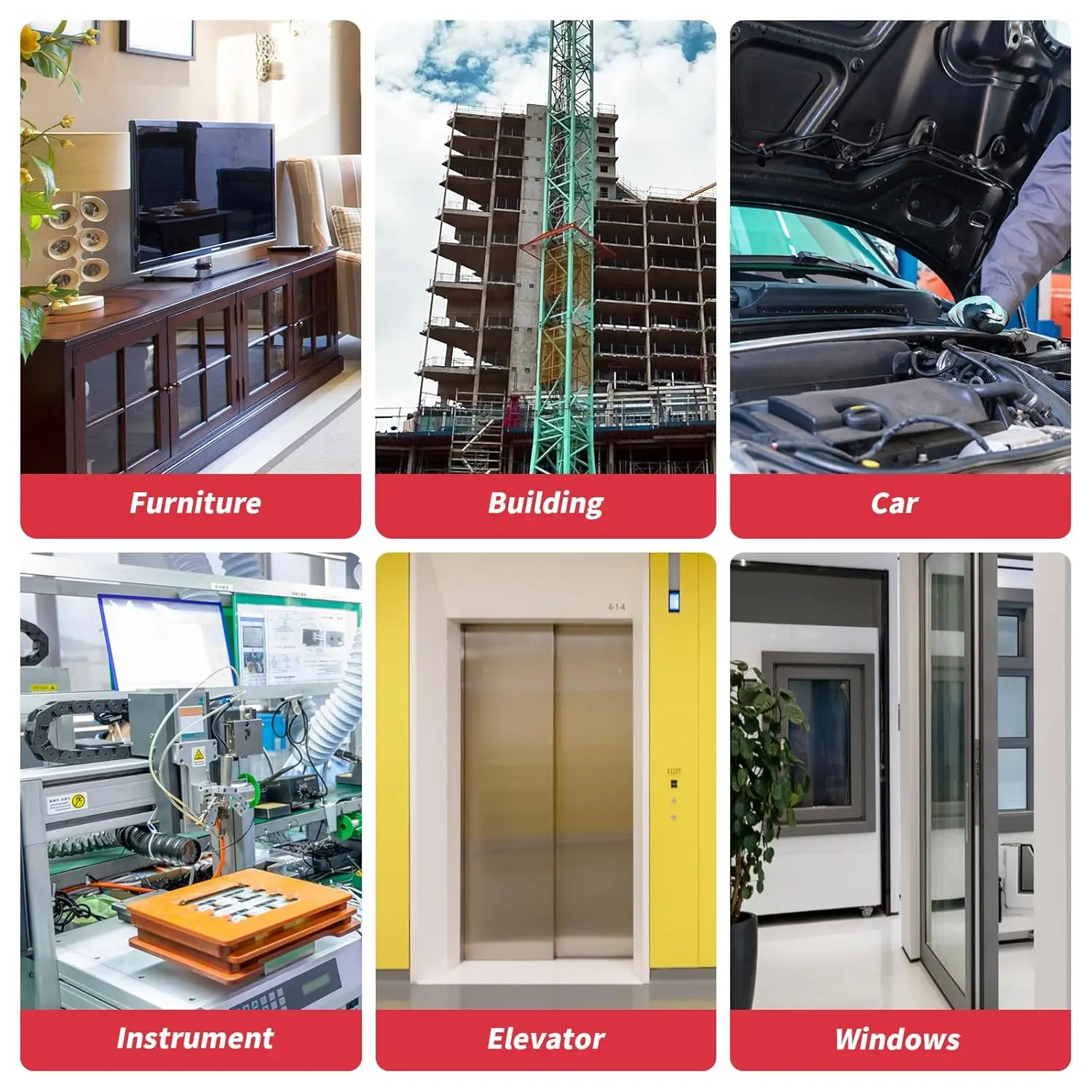 Cordless Drill Rivet Nut Adapter Kit with 10 Mandrels and 50 Assorted Nuts in Rugged Case