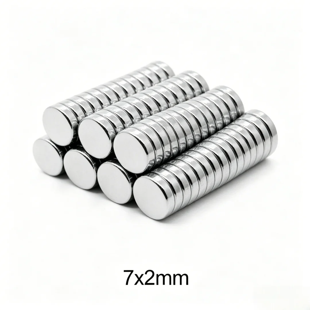 7x2 mm Powerful Magnets 7mmx2mm Small Round Magnet 7x2mm For Home Refrigerators, Offices DIY 7*2 mm
