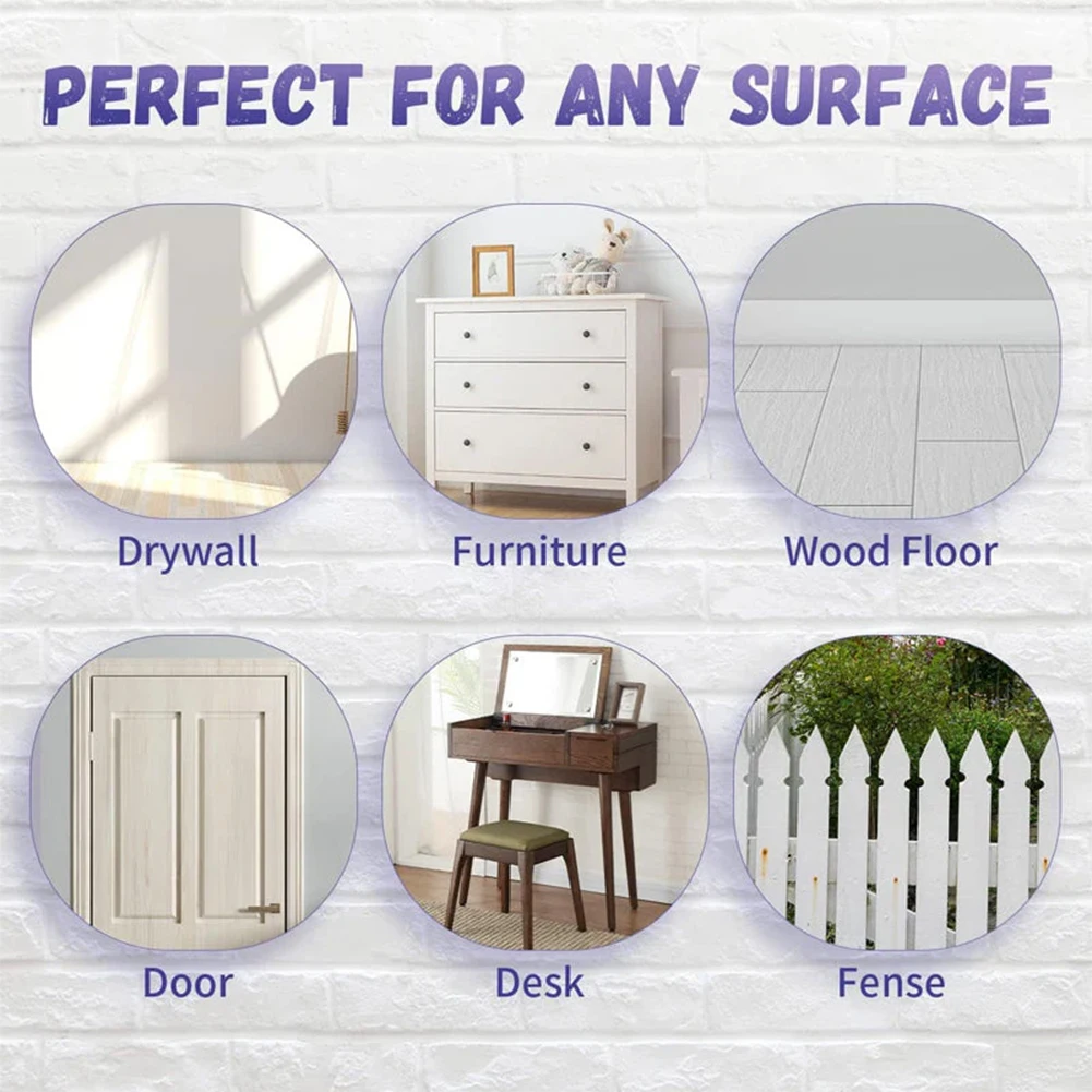 Multifunctional Fillable Touch-Up Paint Pen Brush Portable Paint Correction Brush For DIY Projects