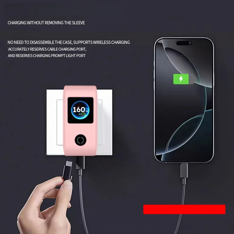 

For UGREEN 160W Silicone Case Power Supply Dust Protection Case Anti-scratch Dustproof Charger Cover