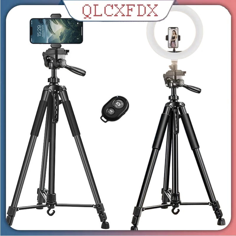 

1.7m Phone Camera Tripod Single-position Three-position Shooting with Light Option For Live Video Streaming Photography Tripod