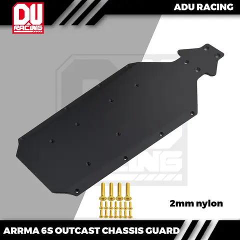 ADU 레이싱 ARRMA 6S 1/8 아웃캐스트 EXB V6 2mm 나일론 섀시 가드