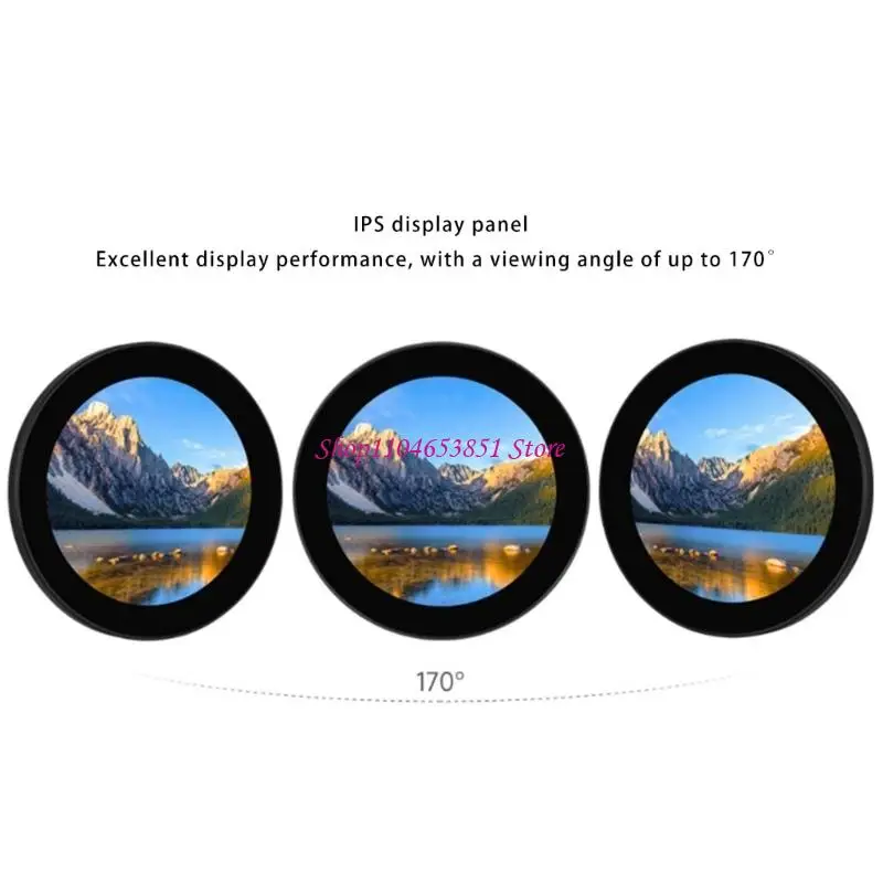 720x720/800x800 4inch Capacitive Touchable Screen Round IPS Display 10 Point Touchable High Resolution Easy Installation 