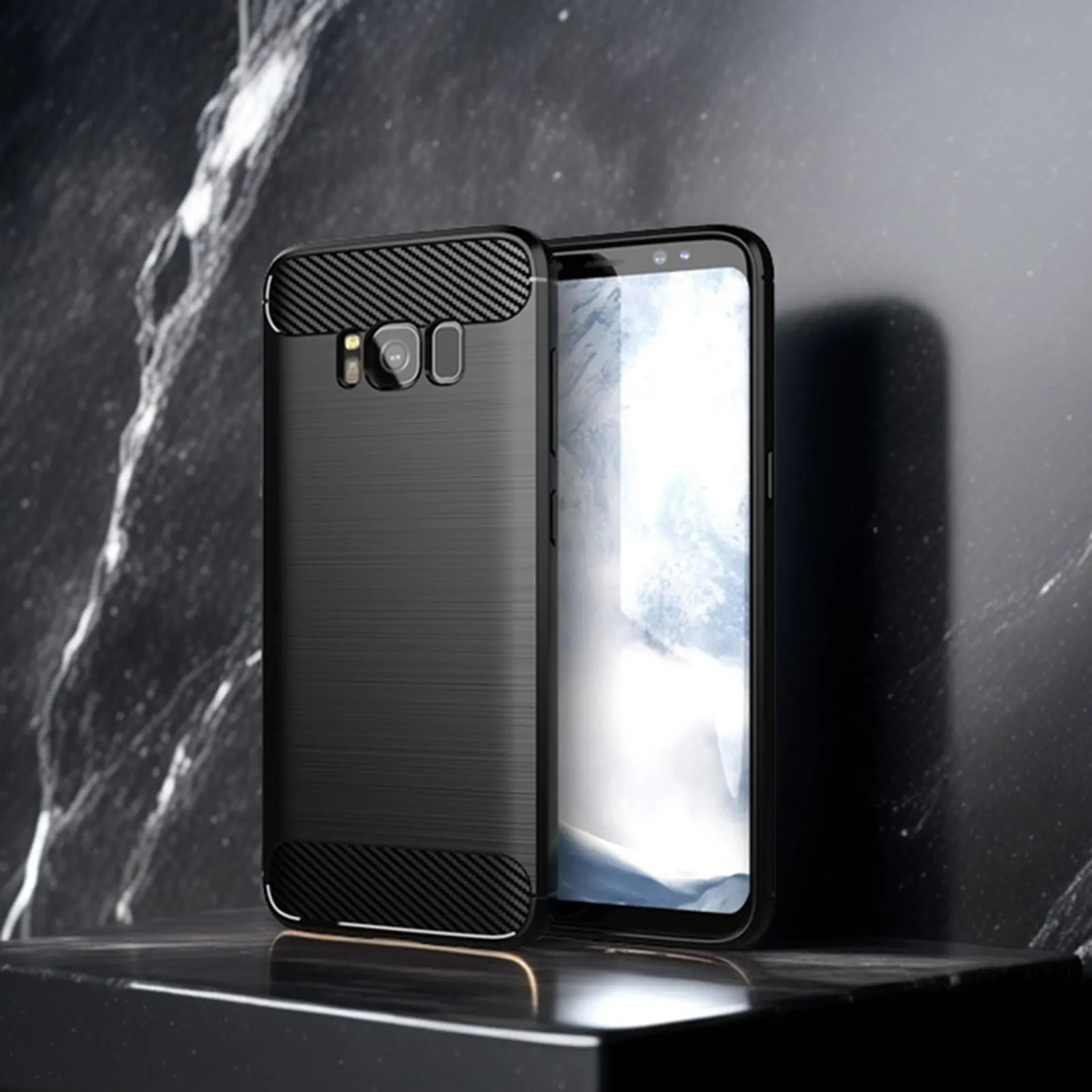 

Phone Back Panel Cover For Samsung-Compatible S8Plus Perfect Fits Highly Protective Phone Case Phone Accessories