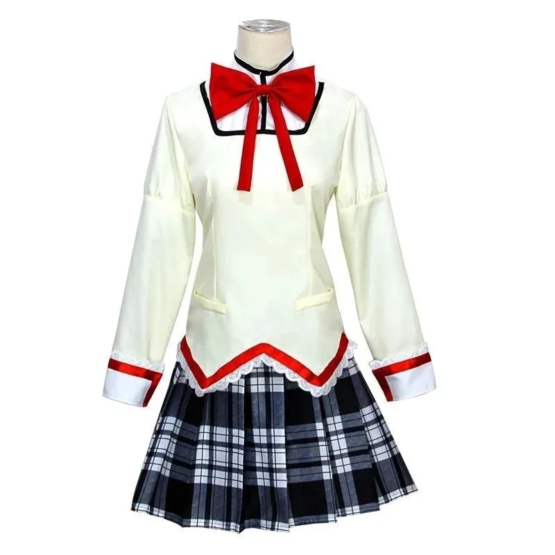 

25COSMagic Girl Xiaoyuan Cos Homura Akemi c костюм аниме полный костюм с школьной формой косплей