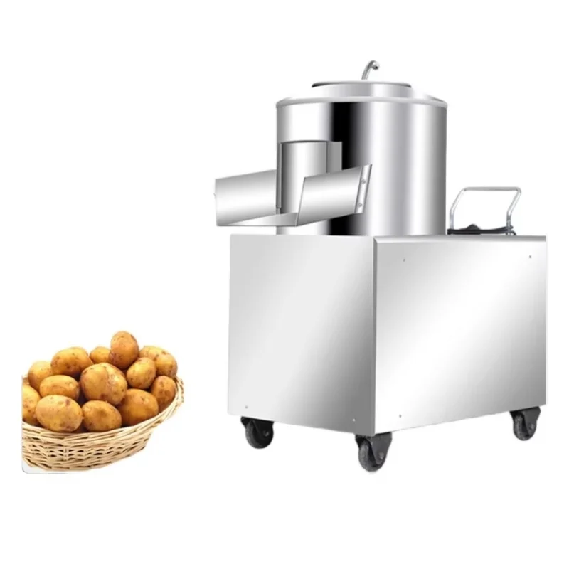 Automatic Stainless Steel Potato Taro Onion Peeling Machine with Core Bearing Component for Ginger and Sweet Potato Cleaning