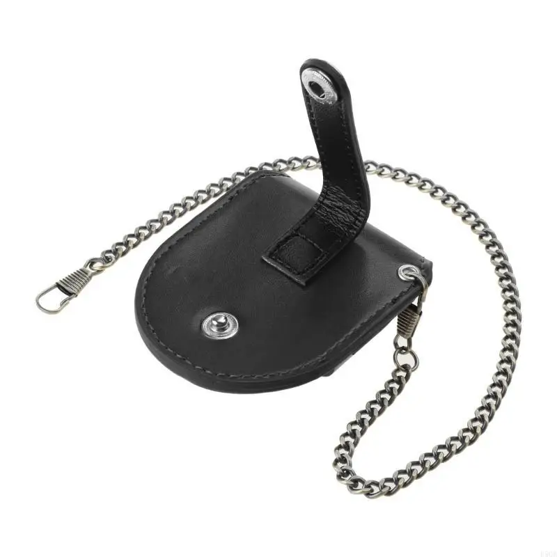 

D5QB Pocket Watch Watch Mutde Coate Case Costecter Holder Sag с цепным подарком на рождественский день рождения