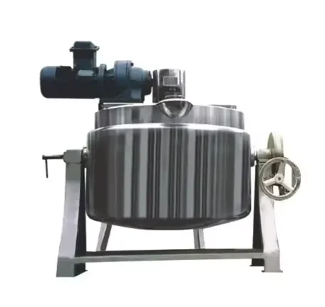 

50 to 1000 Liter Gas Heating Electric Jacketed Kettle Cooking Double steam jacketed kettle Industrial Cooking Pot