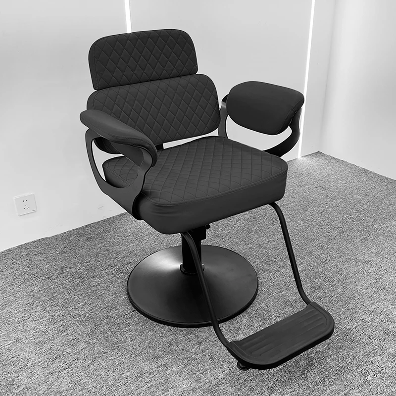 

Professional Economic Portable Modern Design Light Luxury Barber Chair High-quality Simple Fotel Fryzjerski Hair Salon Furniture
