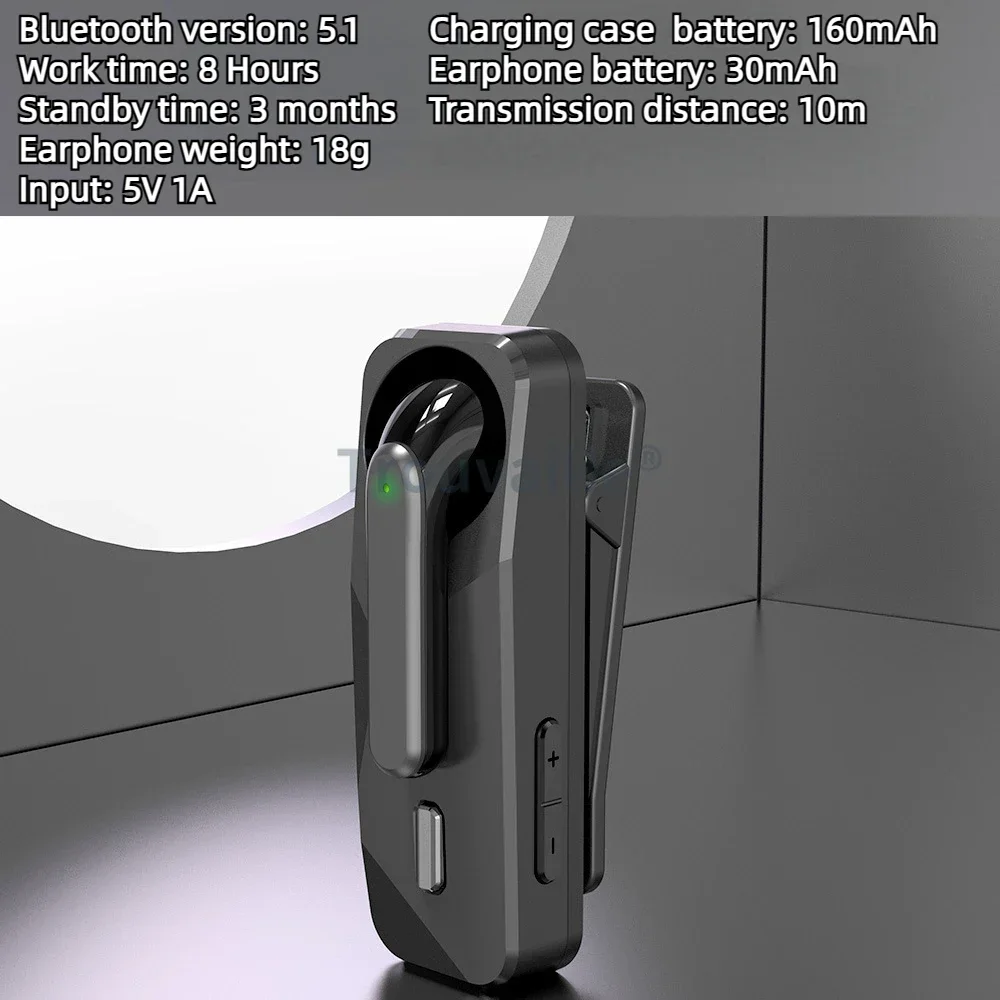 Trouvaille Y01 Headphones in Lotus Wireless Bluetooth Headset on Ear Handsfree Earphones Single Ears in Lotus with Wire Ear Buds