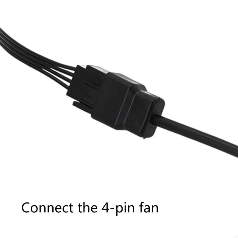 462E DC5521 Power Adapter to 12V 4Pin Computer Chassis Fan Power Converter Line 20CM