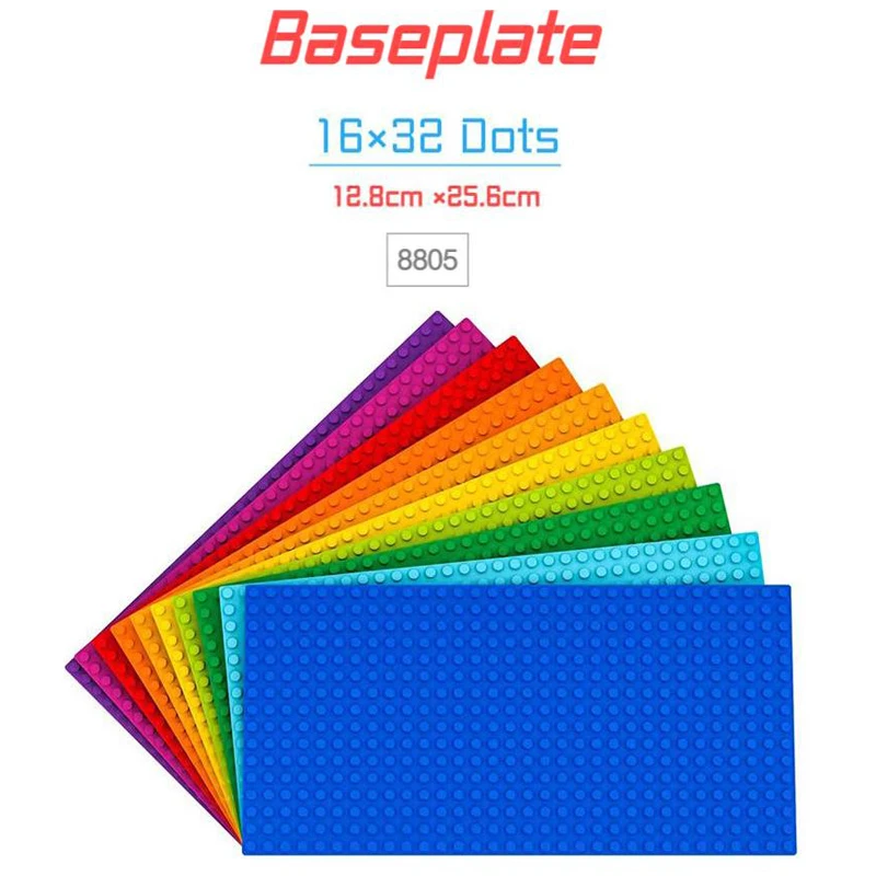 32x32 16x32 estilos placa base moc clássico blocos de construção diy tamanho pequeno tijolos peças da placa base para figuras da cidade crianças brinquedos