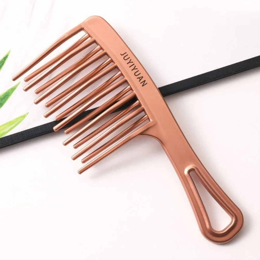 Anti-static Double Row Large Tooth Comb Fluffy Comb Household Wide Tooth Comb Styling Comb Curly Hair Hair Comb Home