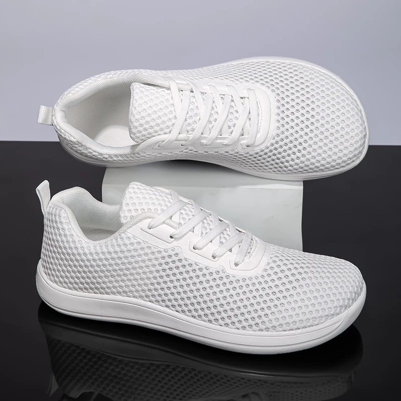 زوجين الحد الأدنى أحذية رياضية الرجال النساء تنفس أحذية مشي واسعة اصبع القدم حافي القدمين صفر قطرة أحذية عادية خفيفة الوزن أحذية للمشي